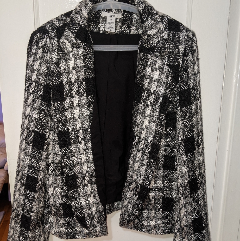 Bar III Tweed Blazer